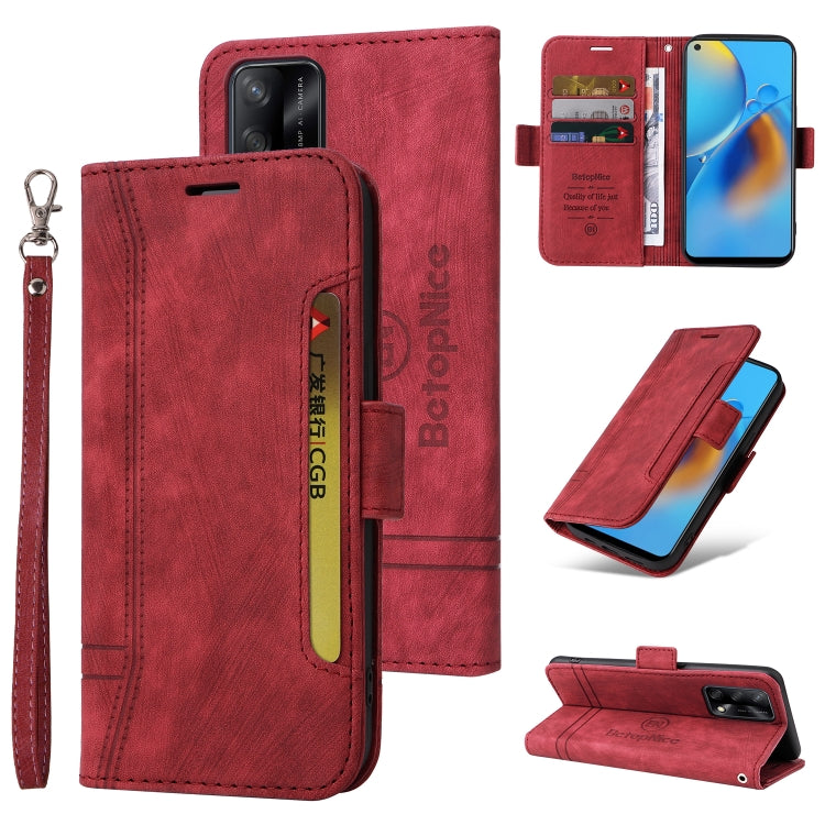 BETOPNICE Dual-side Buckle Leather Phone Case, For OPPO A93 5G CN Version, For OPPO A74 4G, For OPPO A57 5G, For OPPO A54 4G / A16 / A16s