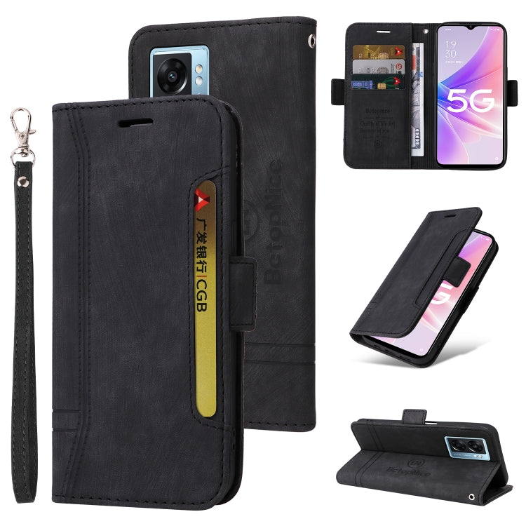 BETOPNICE Dual-side Buckle Leather Phone Case, For OPPO A93 5G CN Version, For OPPO A74 4G, For OPPO A57 5G, For OPPO A54 4G / A16 / A16s