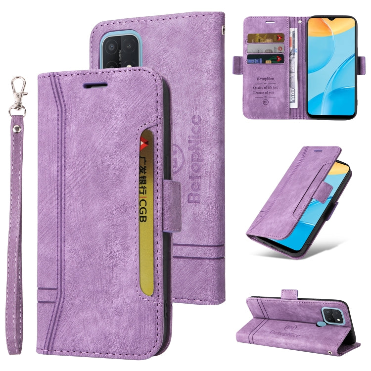 BETOPNICE Dual-side Buckle Leather Phone Case, For OPPO A15, For OPPO A9 2020, For OPPO A7 / A5s