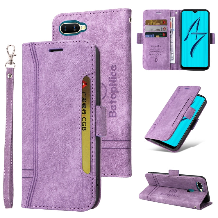 BETOPNICE Dual-side Buckle Leather Phone Case, For OPPO A15, For OPPO A9 2020, For OPPO A7 / A5s