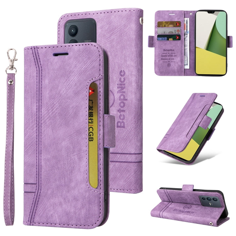 BETOPNICE Dual-side Buckle Leather Phone Case, For vivo S12, For Realme 9i / A96 4G / A76 4G / A36 4G, For OPPO Reno7 / F21 Pro, For Realme GT Neo2 5G CN Version