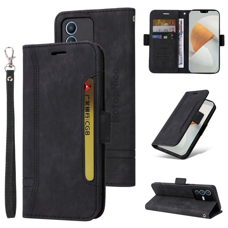 BETOPNICE Dual-side Buckle Leather Phone Case, For vivo S12 Pro / V23 Pro 5G, For OPPO Reno 7 5G Global / Find X5 Lite, For Realme C21, For vivo Y76 5G