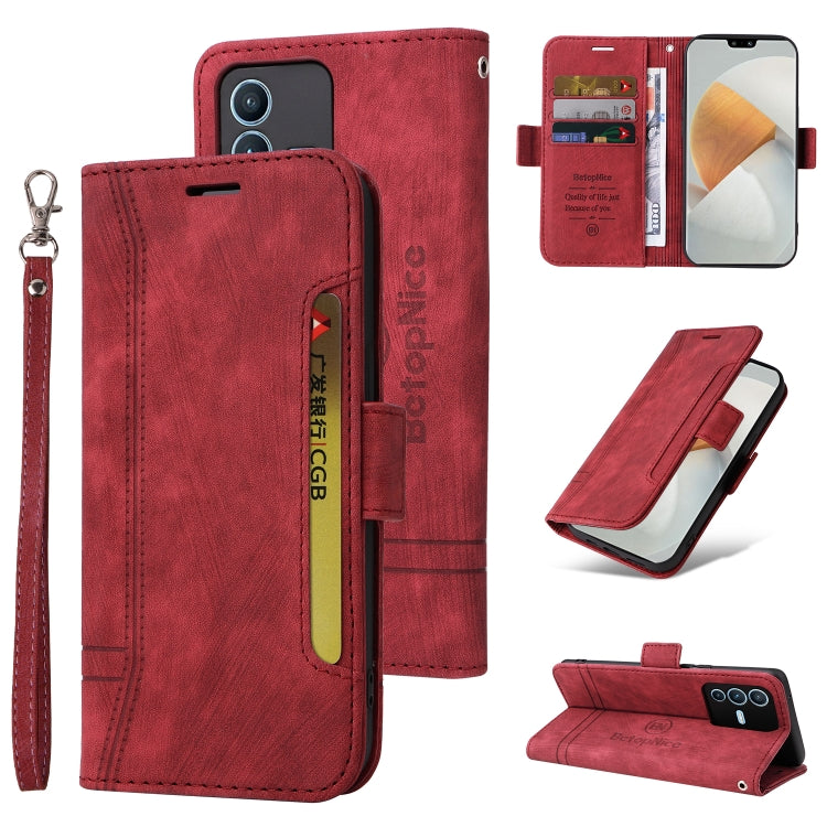 BETOPNICE Dual-side Buckle Leather Phone Case, For vivo S12 Pro / V23 Pro 5G, For OPPO Reno 7 5G Global / Find X5 Lite, For Realme C21, For vivo Y76 5G