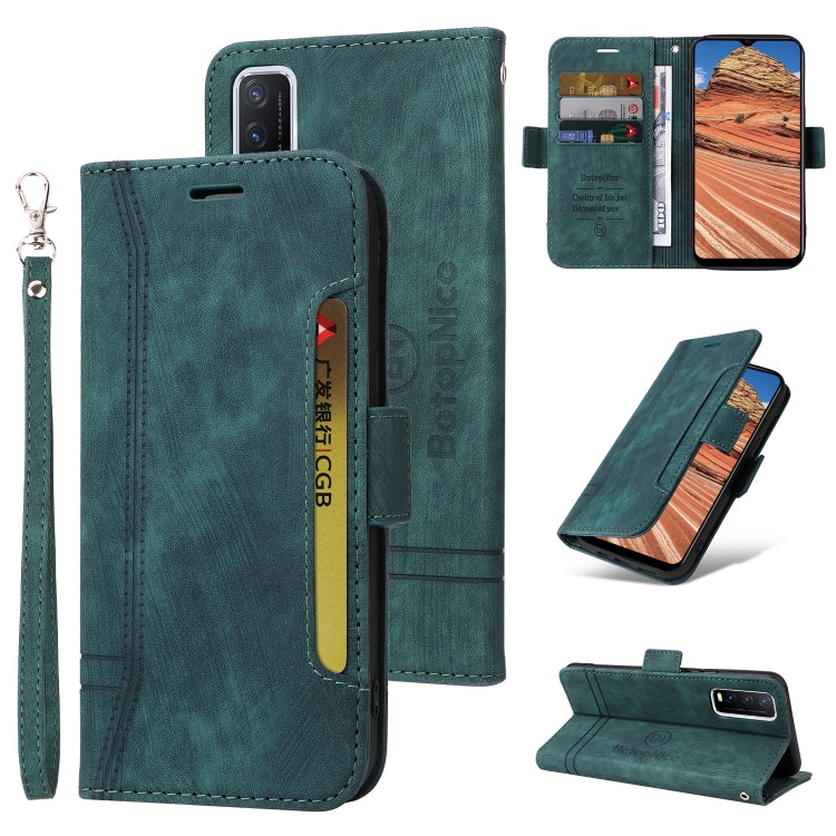 BETOPNICE Dual-side Buckle Leather Phone Case, For vivo Y21 2021, For Realme C15, For Realme 9 Pro, For vivo Y20