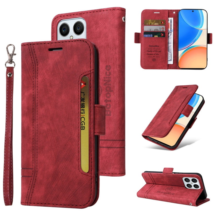 BETOPNICE Dual-side Buckle Leather Phone Case, For Motorola Moto G52 / G82, For Huawei nova 8i, For Honor X8, For Honor X7