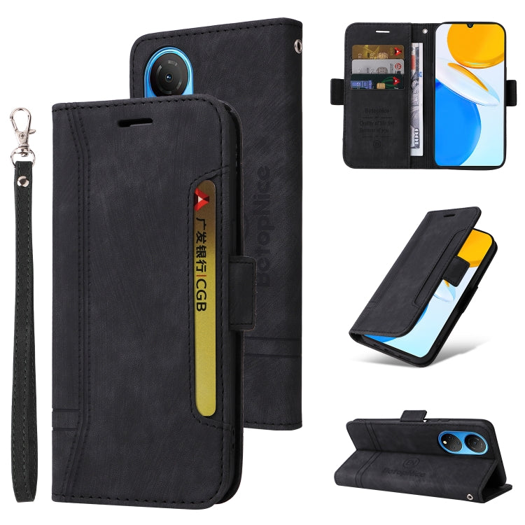 BETOPNICE Dual-side Buckle Leather Phone Case, For Motorola Moto G52 / G82, For Huawei nova 8i, For Honor X8, For Honor X7