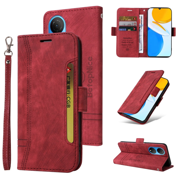 BETOPNICE Dual-side Buckle Leather Phone Case, For Motorola Moto G52 / G82, For Huawei nova 8i, For Honor X8, For Honor X7