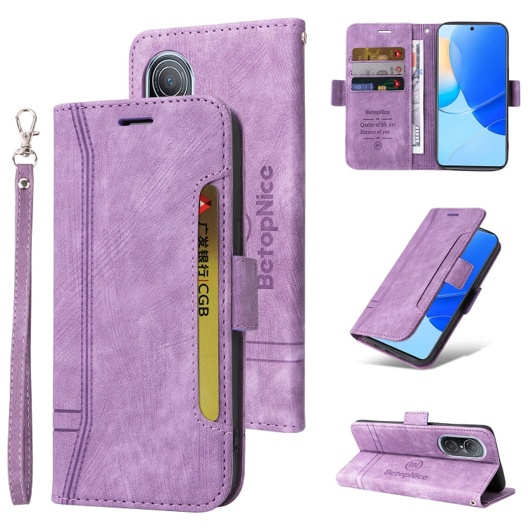 BETOPNICE Dual-side Buckle Leather Phone Case, For Motorola Moto E32, For Huawei nova 9 SE, For Huawei nova 9 Pro, For Honor Magic4