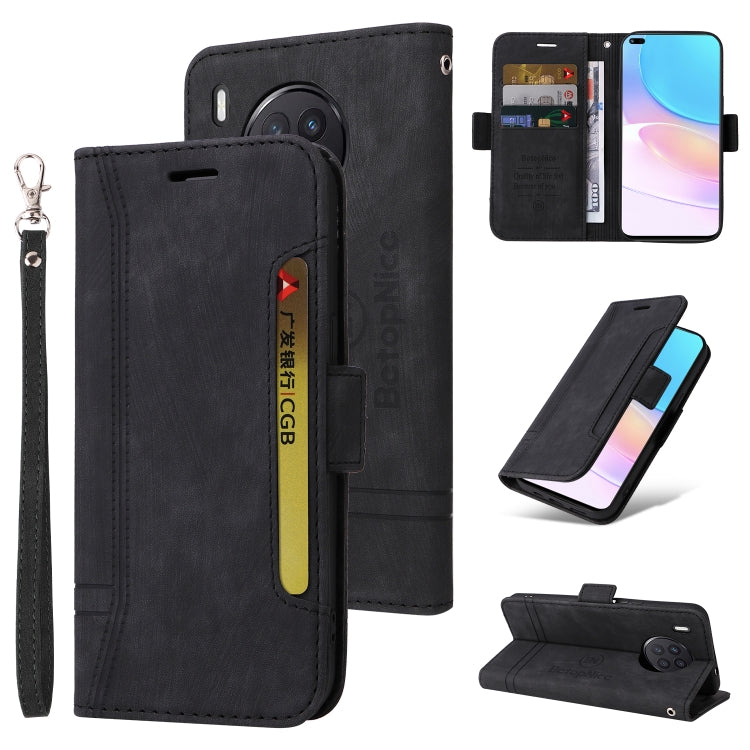 BETOPNICE Dual-side Buckle Leather Phone Case, For Motorola Moto G52 / G82, For Huawei nova 8i, For Honor X8, For Honor X7