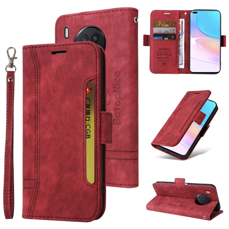 BETOPNICE Dual-side Buckle Leather Phone Case, For Motorola Moto G52 / G82, For Huawei nova 8i, For Honor X8, For Honor X7