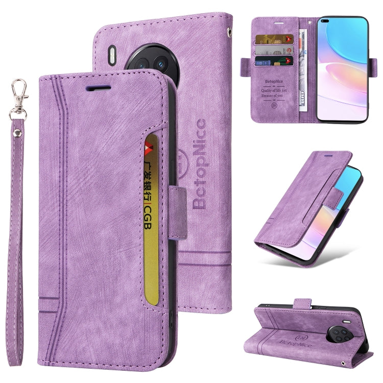 BETOPNICE Dual-side Buckle Leather Phone Case, For Motorola Moto G52 / G82, For Huawei nova 8i, For Honor X8, For Honor X7