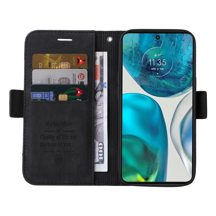 BETOPNICE Dual-side Buckle Leather Phone Case, For Motorola Moto G52 / G82, For Huawei nova 8i, For Honor X8, For Honor X7