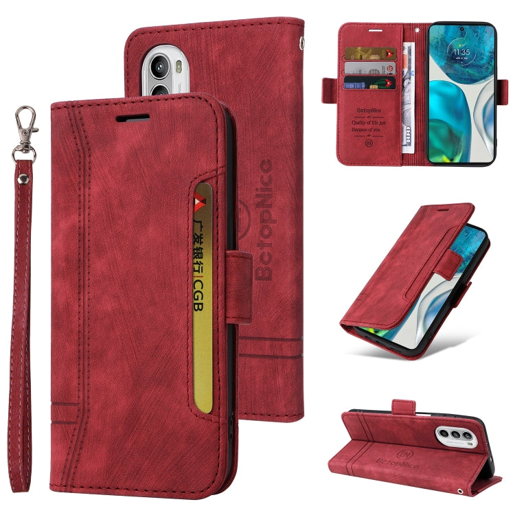 BETOPNICE Dual-side Buckle Leather Phone Case, For Motorola Moto G52 / G82, For Huawei nova 8i, For Honor X8, For Honor X7