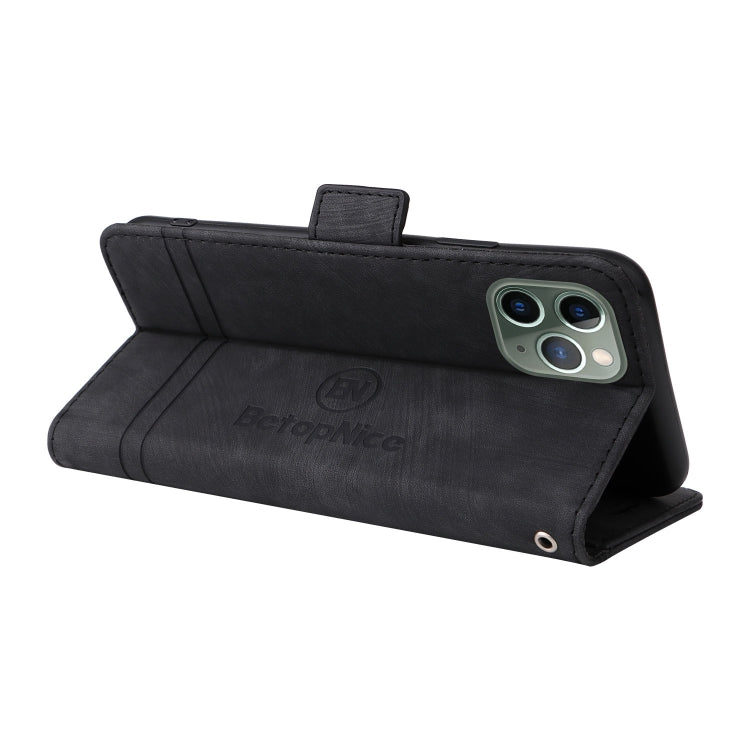 For iPhone 11 BETOPNICE Dual-side Buckle Leather Phone Case(Black)