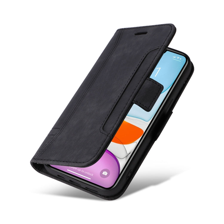 For iPhone 11 BETOPNICE Dual-side Buckle Leather Phone Case(Black)