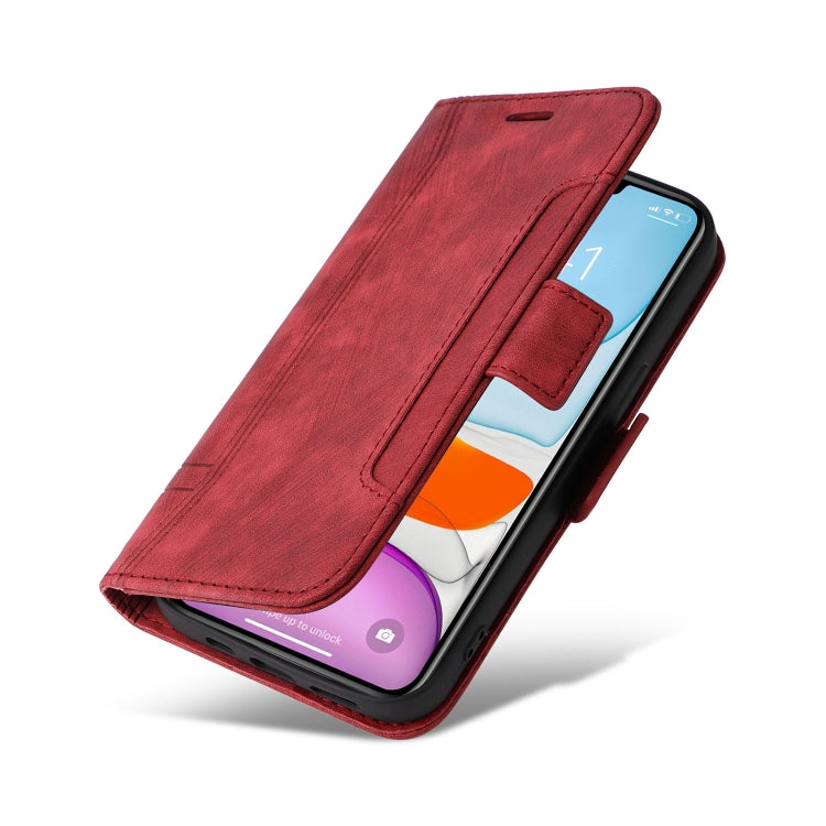 For iPhone 11 BETOPNICE Dual-side Buckle Leather Phone Case(Red)