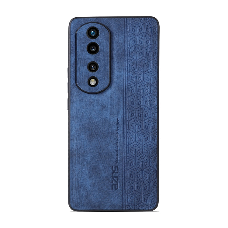 For Honor 70 Pro / 70 Pro+ AZNS 3D Embossed Skin Feel Phone Case(Sapphire Blue)