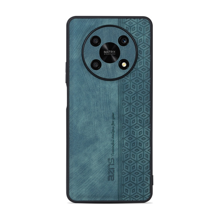 For Honor X30 / X9 AZNS 3D Embossed Skin Feel Phone Case(Dark Green)
