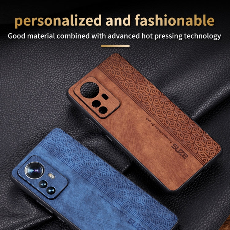 For Xiaomi 12 Lite AZNS 3D Embossed Skin Feel Phone Case(Black)