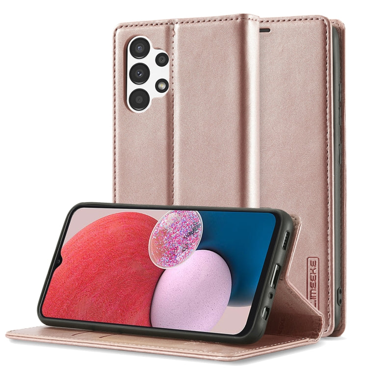 LC.IMEEKE Strong Magnetism Ultra-thin Matte Leather Case, For Samsung Galaxy A13 4G/5G