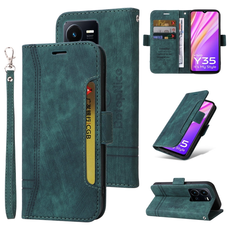BETOPNICE Dual-side Buckle Leather Phone Case, For vivo Y02s / Y16 4G, For vivo Y75 4G / V23e 4G/5G, For vivo Y35 4G / Y22s / Y22, For vivo V25 / V25e 4G Global