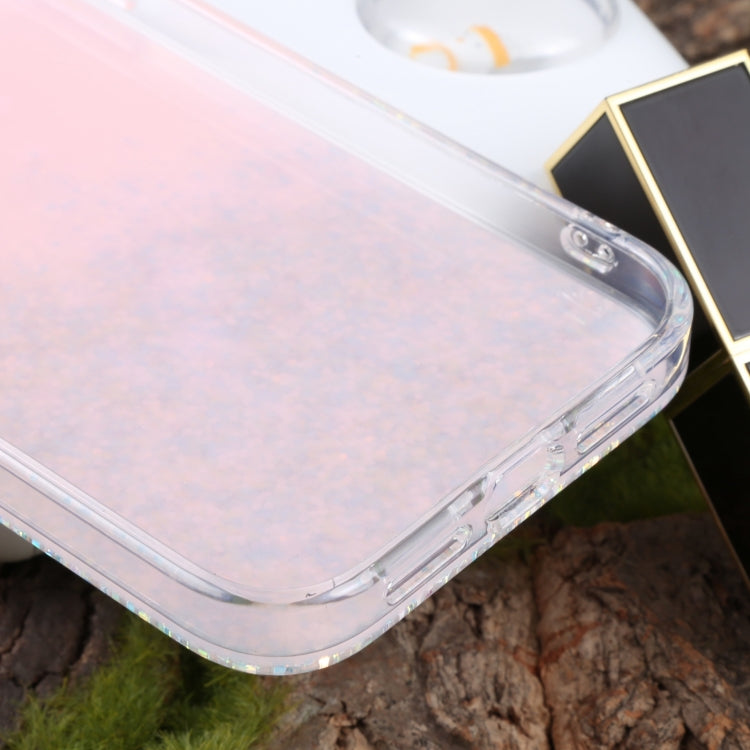 For iPhone 14 Pro Max DFANS DESIGN Snowflake Starlight Shining Phone Case(Pink)