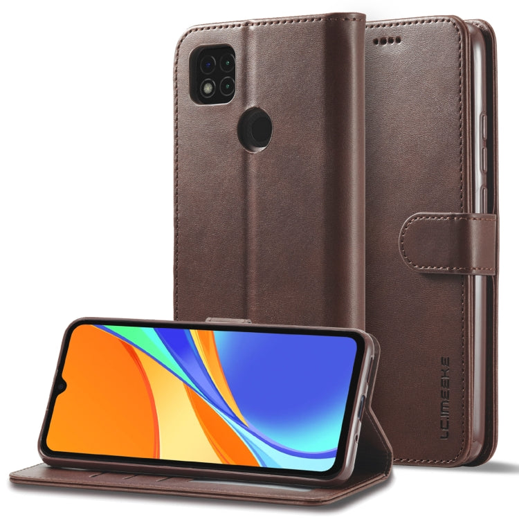 LC.IMEEKE Calf Texture Leather Phone Case, For Samsung Galaxy A23e, For Xiaomi 12T / 12T Pro, For Xiaomi Redmi 9C