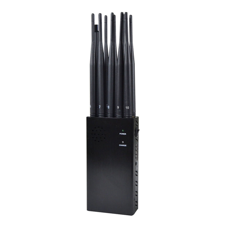 JAX-121A-10B 2G/3G/4G/WIFI/GPS/LOJACK 10 Antennas Mobile Signal Jammer. [THIS ITEM WILL NOT SHIPPED TO USA]