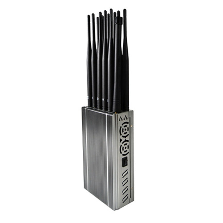 JAX-121A-12A 2G/3G/4G/5.8G/WIFI/GPS/LOJACK Mobile Signal Jammer with Remote Control. [THIS ITEM WILL NOT SHIPPED TO USA]
