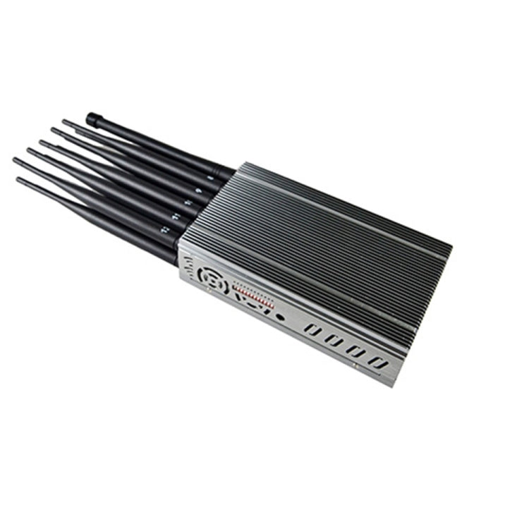 JAX-121A-12A 2G/3G/4G/5.8G/WIFI/GPS/LOJACK Mobile Signal Jammer with Remote Control. [THIS ITEM WILL NOT SHIPPED TO USA]