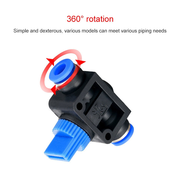 HVFF-10 LAIZE Manual Valve Pneumatic Quick Fitting Connector