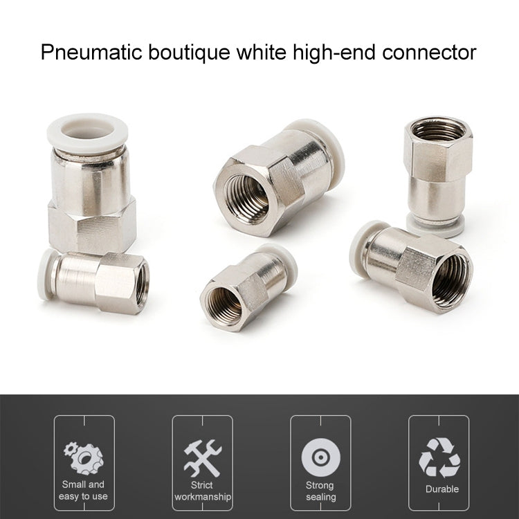 PCF10-03 LAIZE Female Thread Straight Pneumatic Quick Fitting Connector