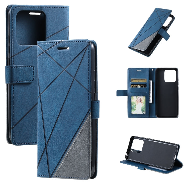 Skin Feel Splicing Leather Phone Case, For Xiaomi Redmi 10A, For OPPO Find X5, For Xiaomi Redmi 10 Prime+ 5G, For Sony Xperia 1 IV