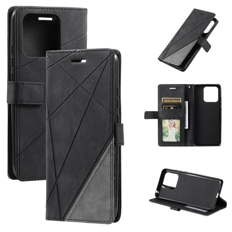 Skin Feel Splicing Leather Phone Case, For Xiaomi Redmi 10A, For OPPO Find X5, For Xiaomi Redmi 10 Prime+ 5G, For Sony Xperia 1 IV