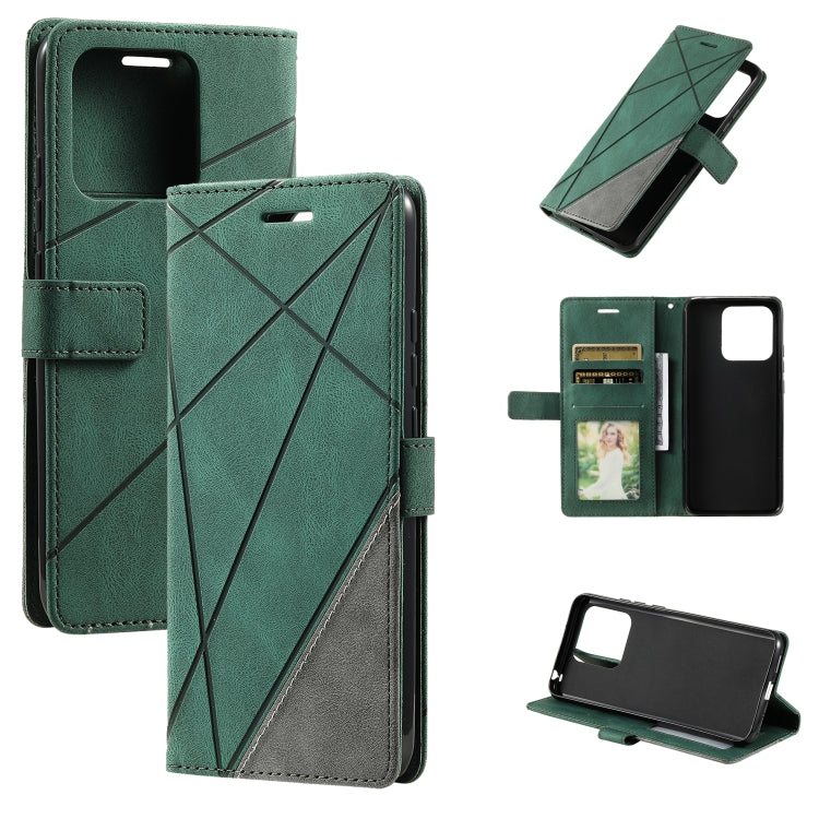 Skin Feel Splicing Leather Phone Case, For Xiaomi Redmi 10A, For OPPO Find X5, For Xiaomi Redmi 10 Prime+ 5G, For Sony Xperia 1 IV