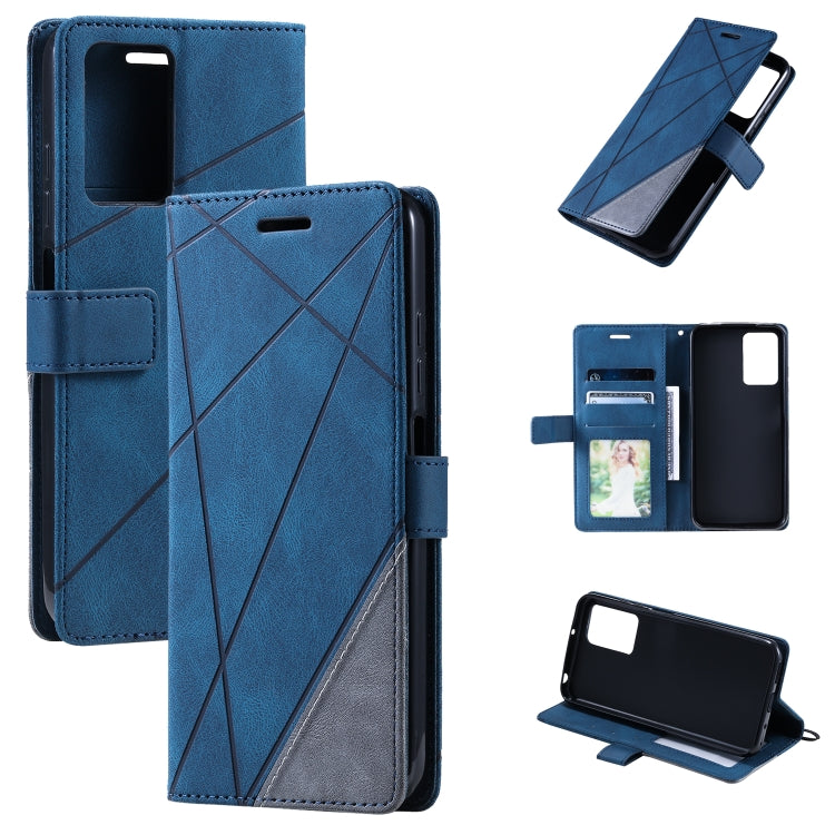 Skin Feel Splicing Leather Phone Case, For Xiaomi Redmi 10A, For OPPO Find X5, For Xiaomi Redmi 10 Prime+ 5G, For Sony Xperia 1 IV