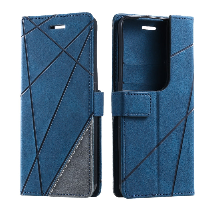 Skin Feel Splicing Leather Phone Case, For OPPO Reno8 Pro+, For OPPO Reno8 Pro, For OPPO Reno8, For Samsung Galaxy Xcover5