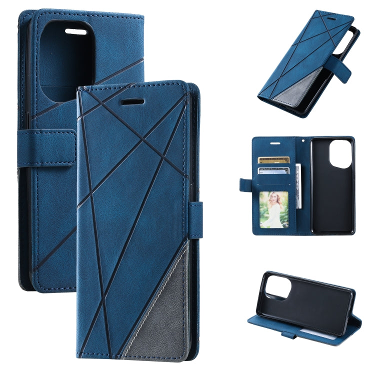 Skin Feel Splicing Leather Phone Case, For Xiaomi Redmi 10A, For OPPO Find X5, For Xiaomi Redmi 10 Prime+ 5G, For Sony Xperia 1 IV