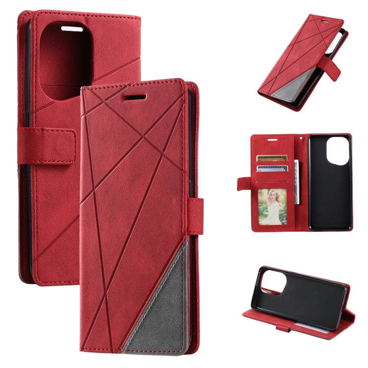 Skin Feel Splicing Leather Phone Case, For Xiaomi Redmi 10A, For OPPO Find X5, For Xiaomi Redmi 10 Prime+ 5G, For Sony Xperia 1 IV