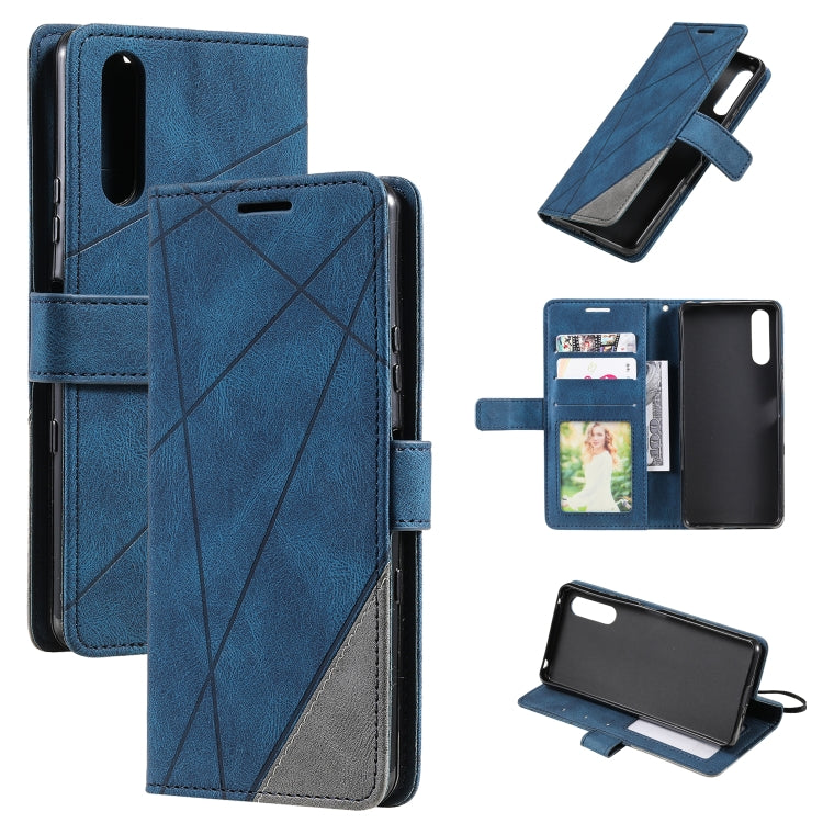Skin Feel Splicing Leather Phone Case, For Xiaomi Redmi 10A, For OPPO Find X5, For Xiaomi Redmi 10 Prime+ 5G, For Sony Xperia 1 IV
