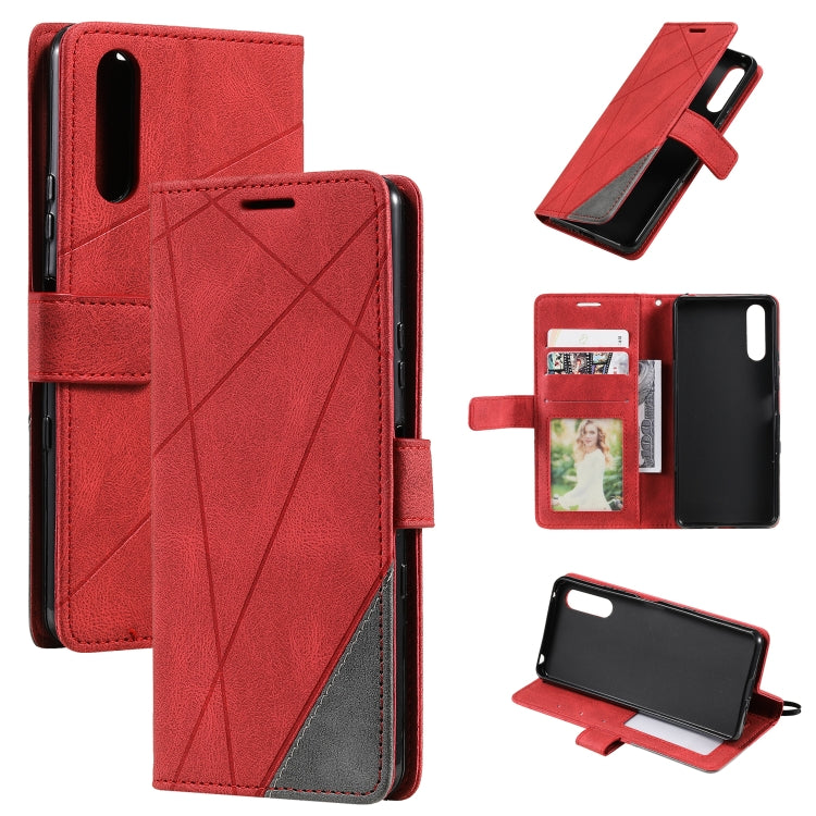 Skin Feel Splicing Leather Phone Case, For Xiaomi Redmi 10A, For OPPO Find X5, For Xiaomi Redmi 10 Prime+ 5G, For Sony Xperia 1 IV