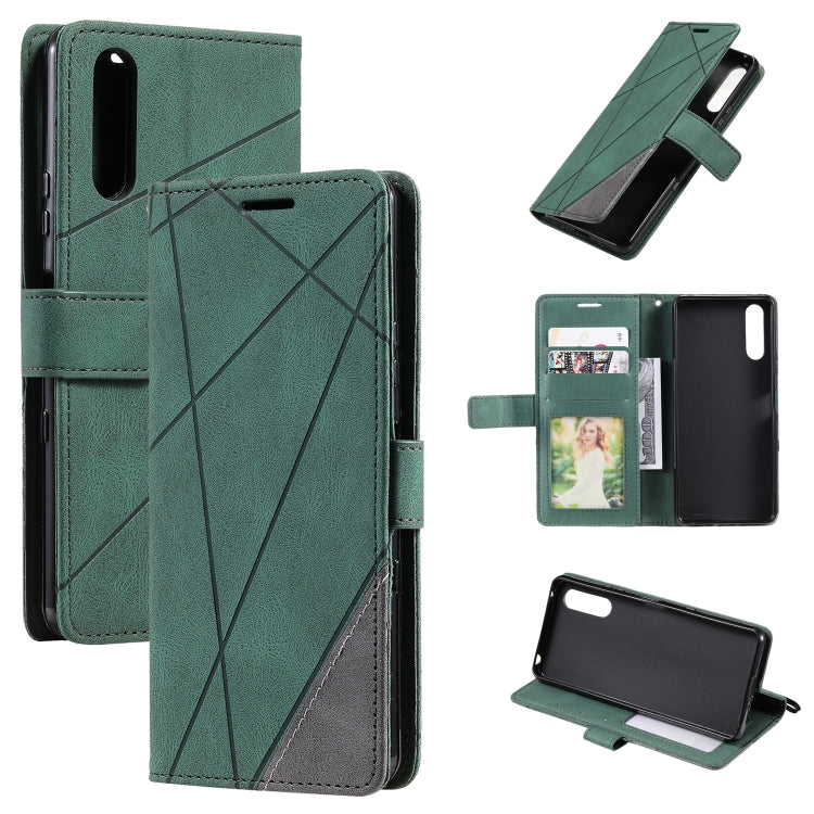 Skin Feel Splicing Leather Phone Case, For Xiaomi Redmi 10A, For OPPO Find X5, For Xiaomi Redmi 10 Prime+ 5G, For Sony Xperia 1 IV