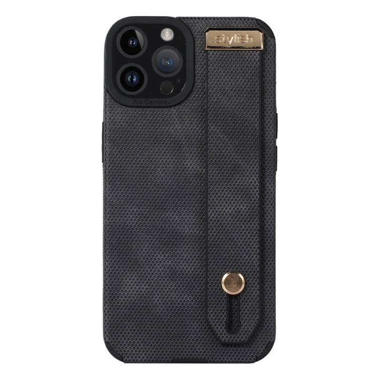 Wrist Strap TPU Leather Phone Case, For iPhone 14, For iPhone 14 Plus, For iPhone 14 Pro, For iPhone 14 Pro Max, For iPhone 13
