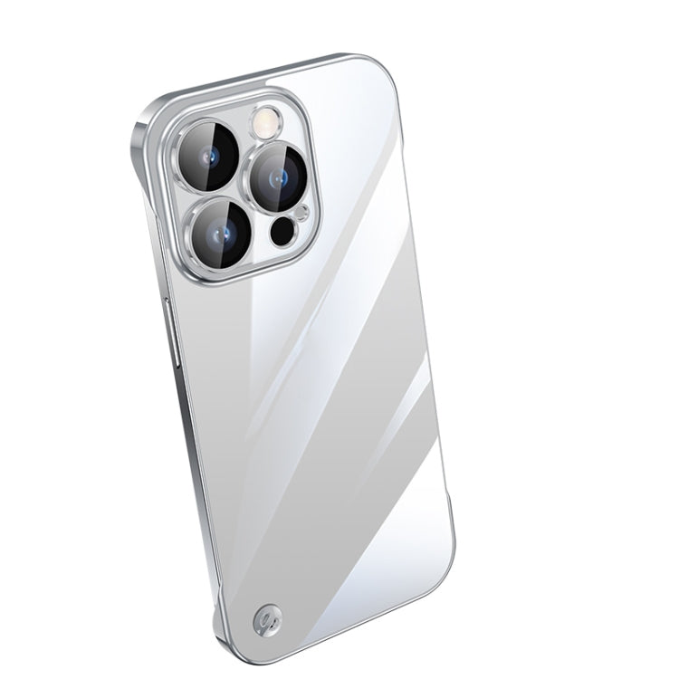 Electroplating Frameless Clear PC Phone Case, For iPhone 12 Pro Max