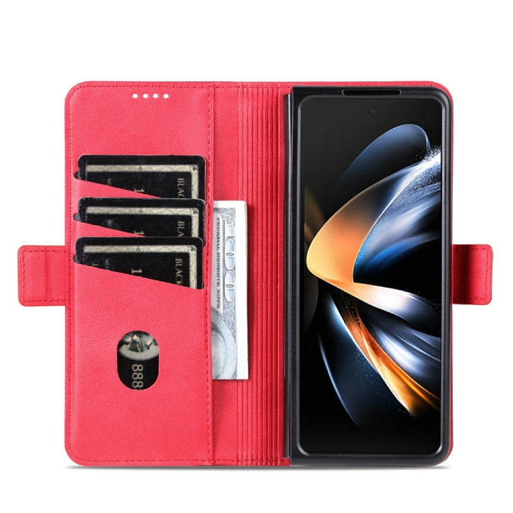 AZNS Magnetic Calf Texture Horizontal Flip Leather Phone Case, For Samsung Galaxy Z Fold3 5G, For Samsung Galaxy Z Fold4