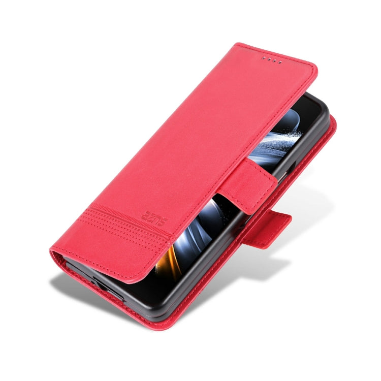 AZNS Magnetic Calf Texture Horizontal Flip Leather Phone Case, For Samsung Galaxy Z Fold3 5G, For Samsung Galaxy Z Fold4