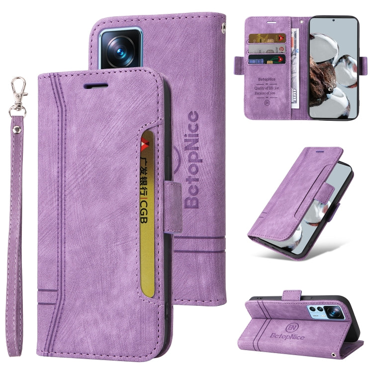 BETOPNICE Dual-side Buckle Leather Phone Case, For Xiaomi 12T / 12T Pro / K50 Ultra, For Xiaomi Redmi A1 4G, For Huawei nova Y70 / Y70 Plus / Enjoy 50, For Huawei nova Y90 / Enjoy 50 Pro