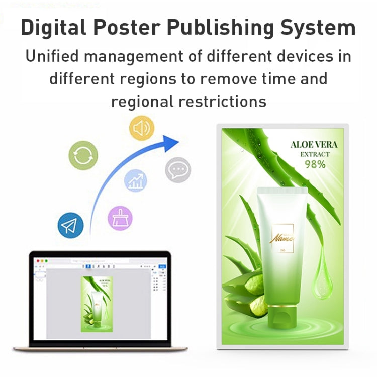 HSD1493T 14 inch IPS Display Advertising Machine, RK3399 4GB+32GB, RK3576S 4GB+32GB