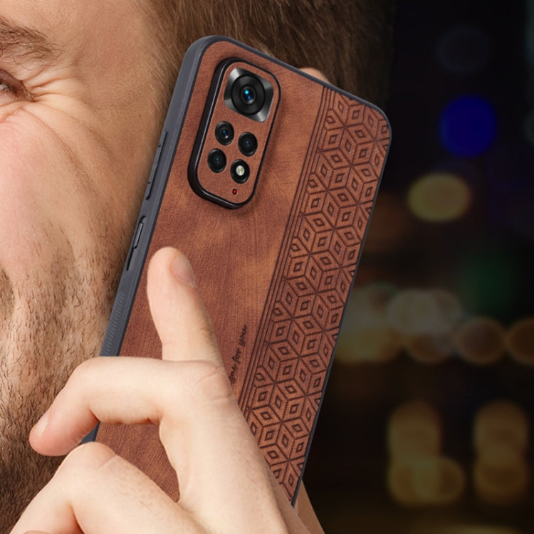 AZNS 3D Embossed Skin Feel Phone Case, For Xiaomi Redmi Note 11S/Note 11 Global