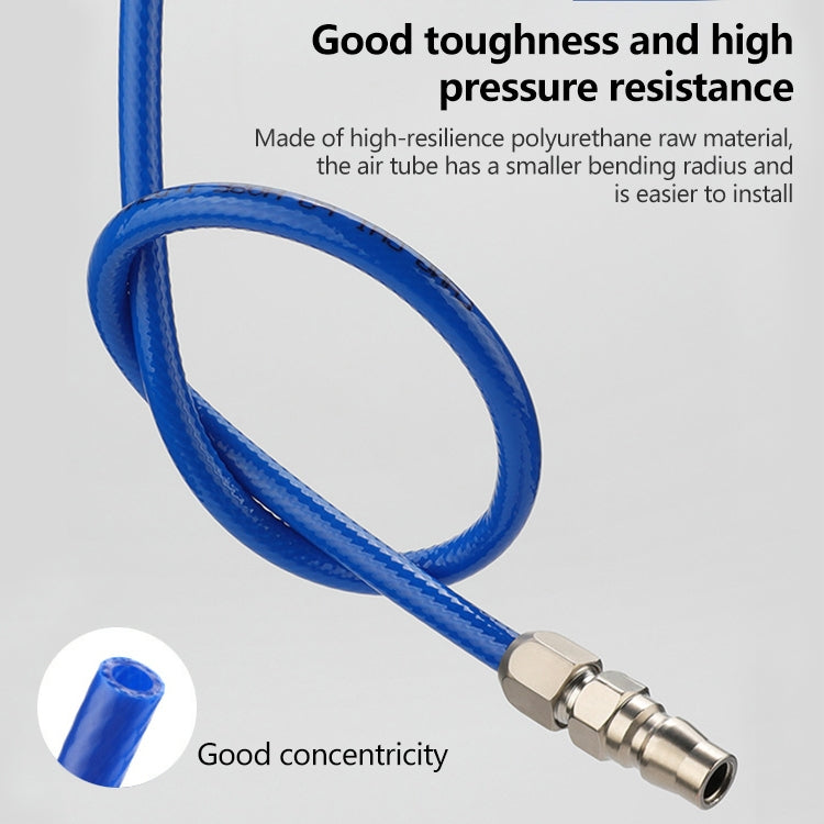 LAIZE High Pressure Flexible Polyurethane Pneumatic Tubing, Specification:12x8mm, 100m